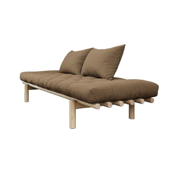 Pohovka s hnedým poťahom Karup Design Pace Natural/Mocca-image-3