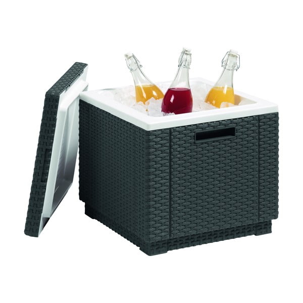 Záhradný stolík so zásobníkom na ľad 42x42 cm – Keter-image-2