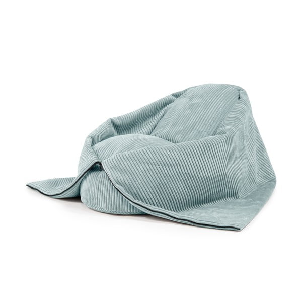 Menčestrový detský sedací vak v mentolovej farbe Cocoon 100 – SLOWDOWN