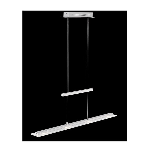 Kovové LED stmievateľné závesné svietidlo v striebornej farbe Tenso – Fischer & Honsel-image-1