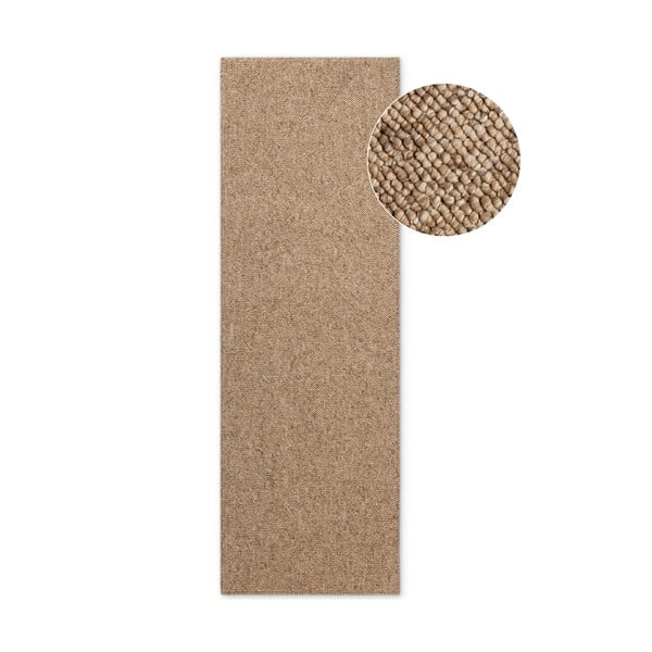 Svetlohnedý prateľný behúň 80x240 cm Rocco Caramel – Elle Decoration