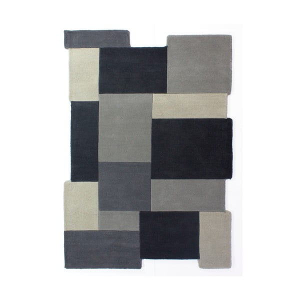Vlnený koberec Flair Rugs Illusion Collage Odette, 120 × 180 cm