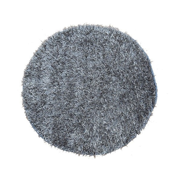 Ručne tuftovaný sivý koberec Funny, 100x100cm
