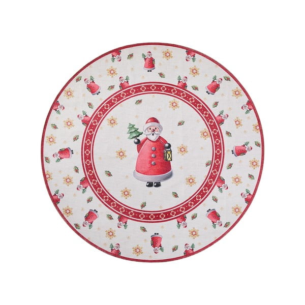 Červený okrúhly koberec s vianočným motívom ø 160 cm Toy's Delight Santa Claus – Villeroy&Boch