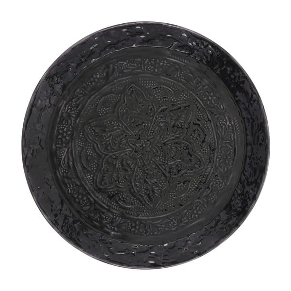 Čierny dekoratívny podnos A Simple Mess Raven, 42 cm