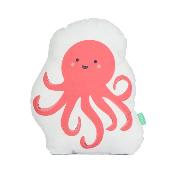 Vankúšik z čistej bavlny Happynois Octopus, 40 × 30 cm