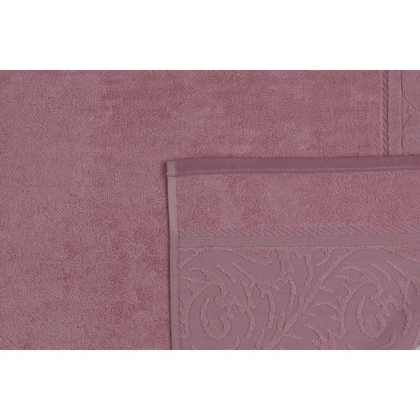 Ružové bavlnené uteráky v súprave 2 ks 90x50 cm Sultan – Mijolnir-image-1