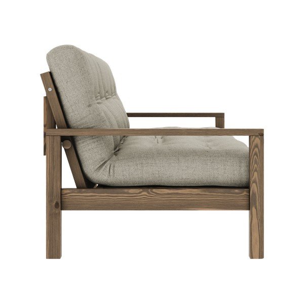 Béžová ľanová rozkladacia pohovka 205 cm Knob – Karup Design-image-4