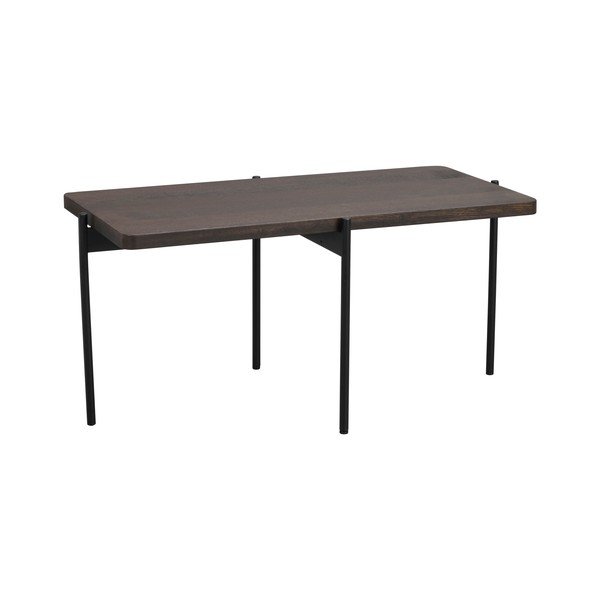 Hnedý konferenčný stolík z jaseňového dreva Rowico Shelton, 95 x 50 cm-image-2