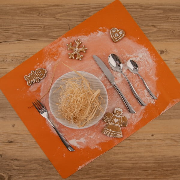 Antikoro príbor 24 ks v striebornej farbe Shape – Orion-image-3