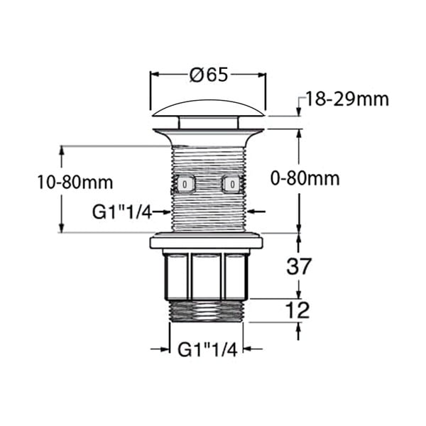 Vypúšťacia zátka – Sapho-image-1