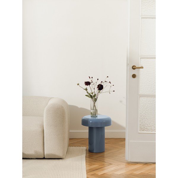 Kovový okrúhly odkladací stolík ø 40 cm Miko – noo.ma-image-2