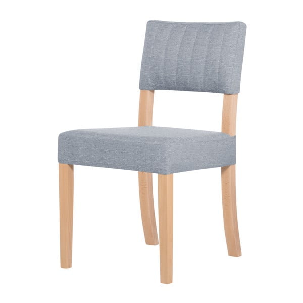 Sivá stolička s hnedými nohami Ted Lapidus Maison Néroli
