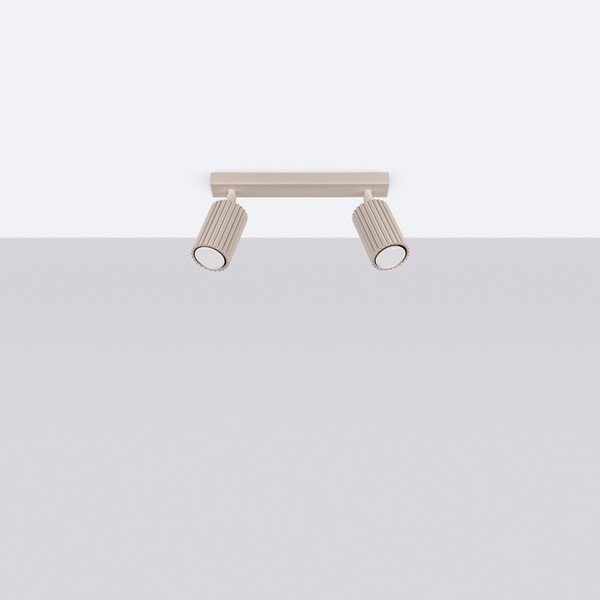 Taupe kovové bodové svietidlo 6,5x30 cm Gleam – Sollux-image-2