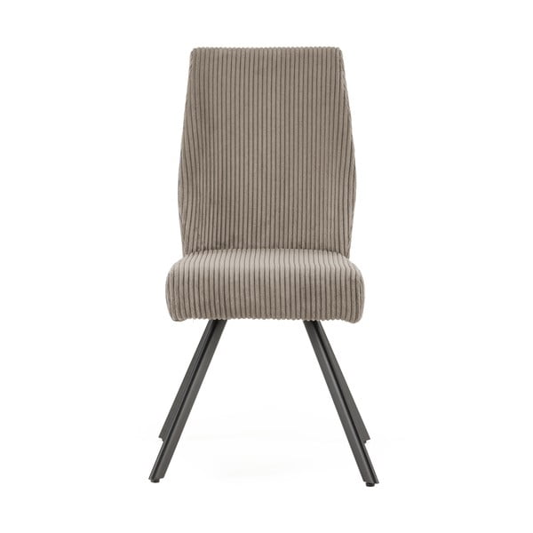 Svetlosivé menčestrové jedálenské stoličky v súprave 2 ks Anibal – Marckeric-image-2