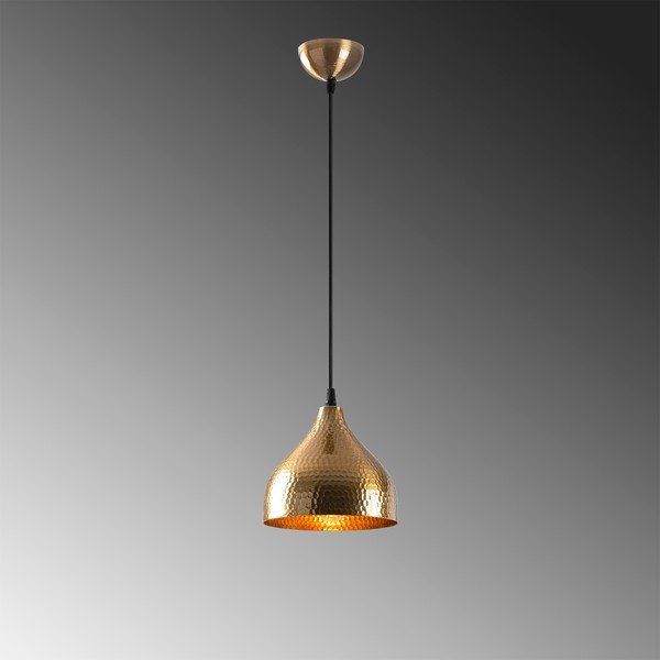 Závesné svietidlo v zlatej farbe s kovovým tienidlom ø 18 cm Tattoo – Opviq lights-image-3