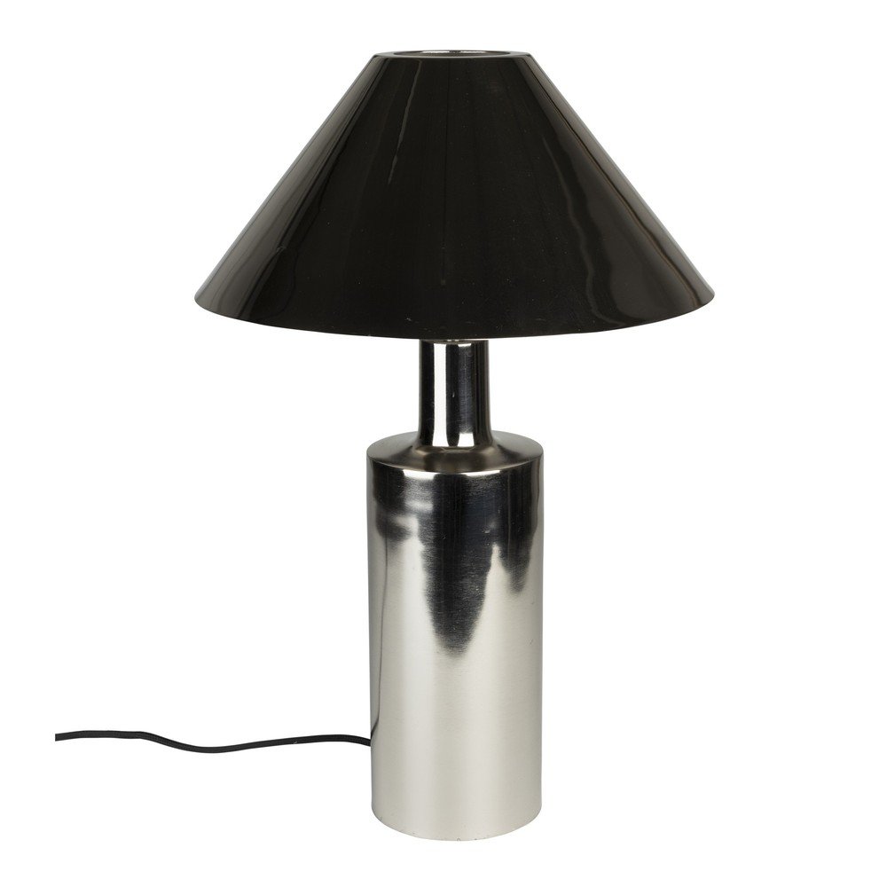 E-shop Kovová stolová lampa v striebornej farbe s kovovým tienidlom (výška 53 cm) Wonders – Zuiver