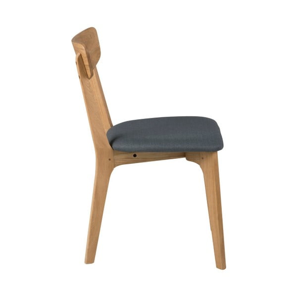 Sivé/v prírodnej farbe čalúnené jedálenské stoličky v súprave 2 ks Taxi – Actona-image-4