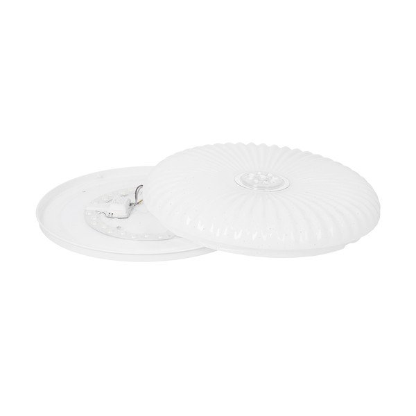 Biele stmievateľné LED stropné svietidlo na diaľkové ovládanie 38x38 cm Perola – Candellux Lighting-image-4