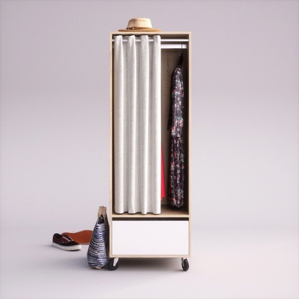 Pojazdný šatník so zásuvkou Crido Consulting Mateo-image-1