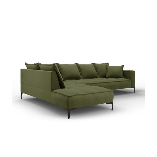 Zelená rohová pohovka Interieurs 86 Zelda, ľavý roh-image-3