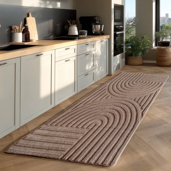 Béžový behúň 80x250 cm Pompei 1611 – Ayyildiz Carpets-image-1
