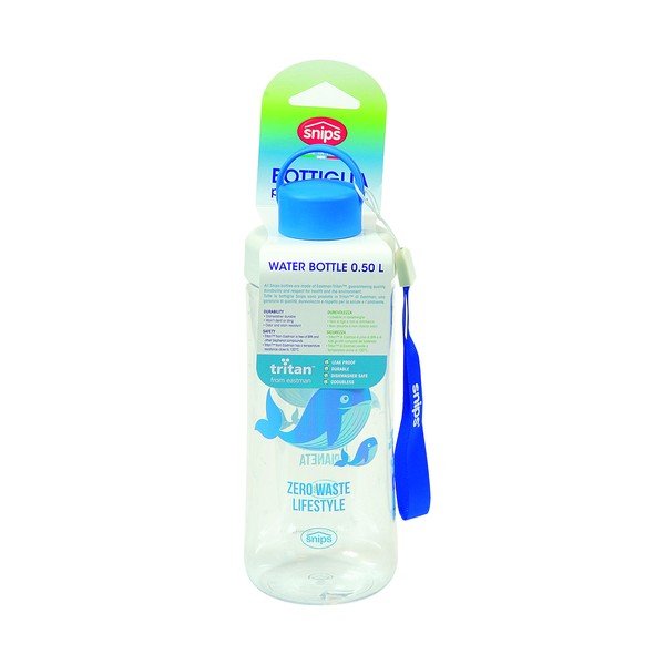 Modrá fľaša na vodu Snips Whale, 500 ml-image-4