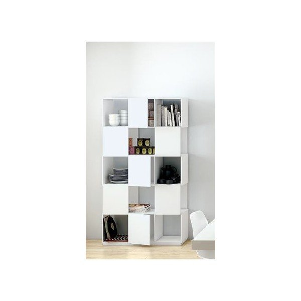 Biela knižnica TemaHome Branch 3/5-image-1