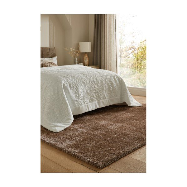 Hnedý koberec z recyklovaných vlákien 120x170 cm Velvet – Flair Rugs-image-2