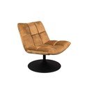 Zamatové kreslo v horčicovej farbe Bar – Dutchbone