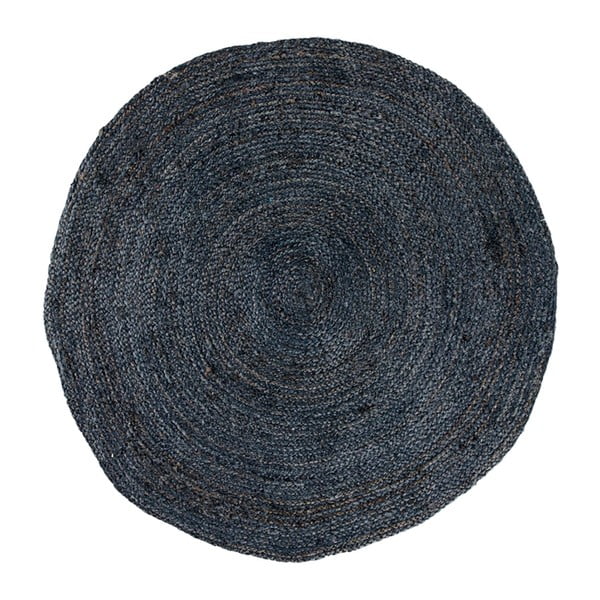 Tmavosivý okrúhly koberec House Nordic Bombay, ø 180 cm