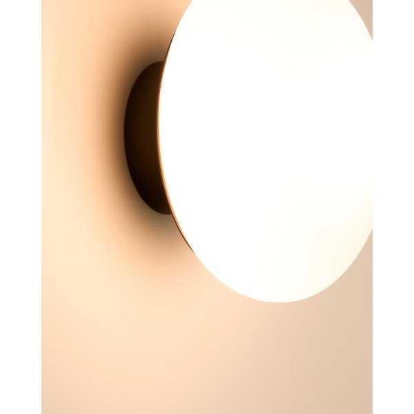 Biele/čierne nástenné svietidlo ø 15 cm Bamila – Kave Home-image-3