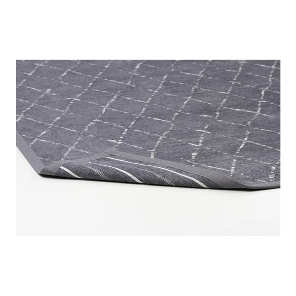 Sivý vzorovaný obojstranný koberec Narma Vao, 70 × 140 cm-image-1