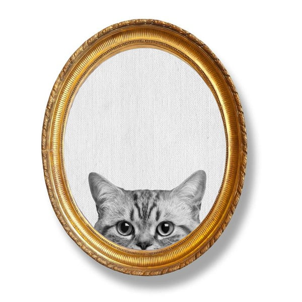 Oválný nástenný obraz Really Nice Things Cat, 40 x 50 cm