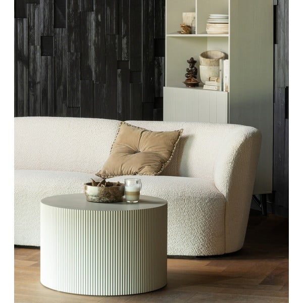 Béžový okrúhly konferenčný stolík ø 60 cm Sanne – WOOOD-image-4