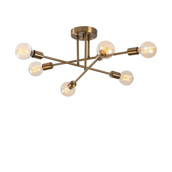 Stropné svietidlo v zlatej farbe 64x64 cm Flower – Opviq lights-image-2