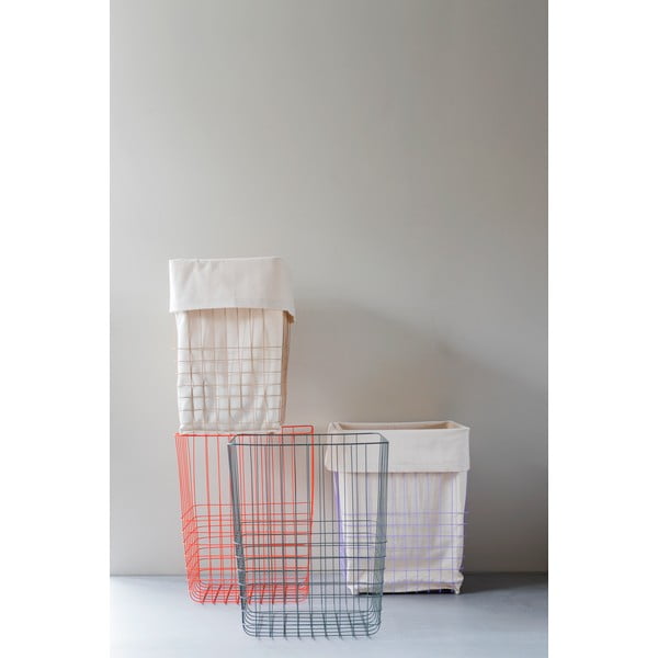 Zelený kovovo-látkový kôš na bielizeň 64 l Store-It – Mette Ditmer Denmark-image-4