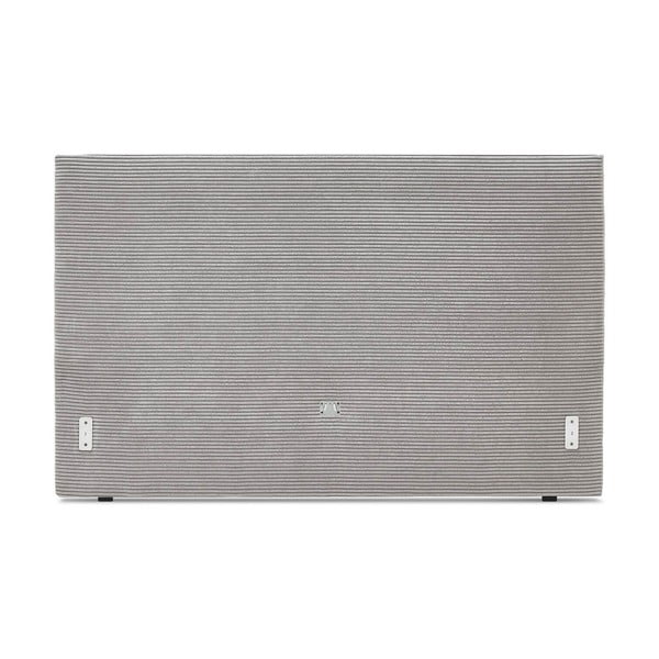 Sivá menčestrová dvojlôžková posteľ Bobochic Paris Anja Light, 160 x 200 cm-image-3