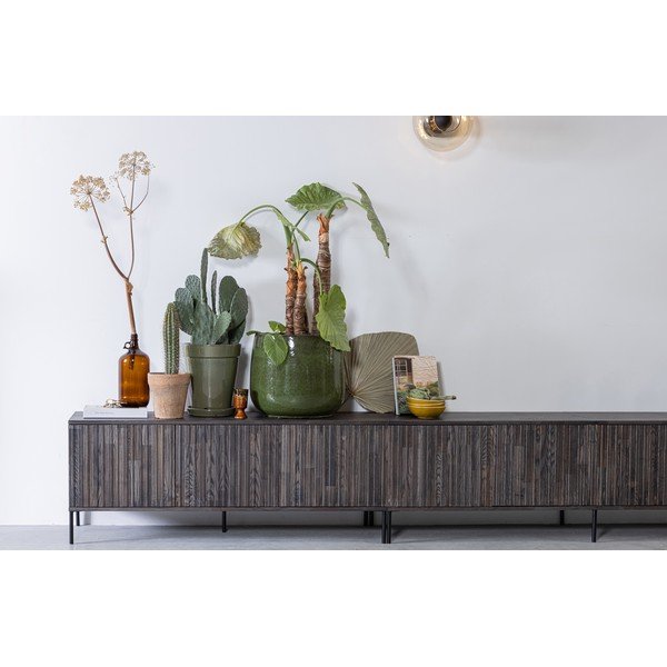 Hnedý TV stolík v dekore jaseňa 150x56x44 cm Gravure – WOOOD-image-1