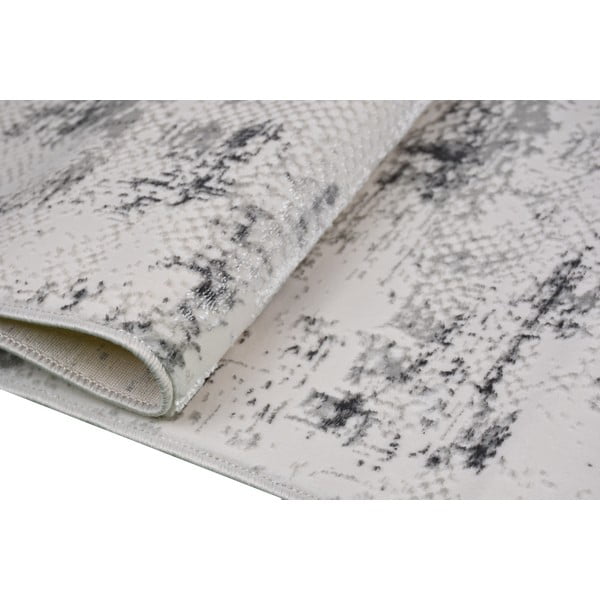 Sivý/krémovobiely prateľný koberec 80x150 cm Gri – Vitaus-image-2