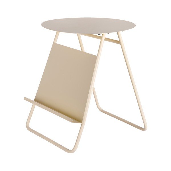 Kovový okrúhly odkladací stolík ø 40 cm Esencia – Leitmotiv