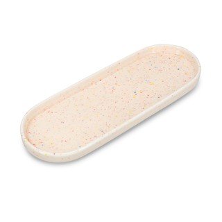 Servírovacia porcelánová tácka 10x28,5 cm Fika – ONA