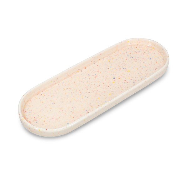Servírovacia porcelánová tácka 10x28,5 cm Fika – ONA