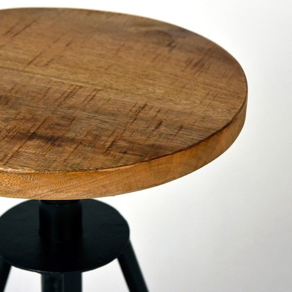 Barová stolička z mangového dreva LABEL51 Solid-image-4