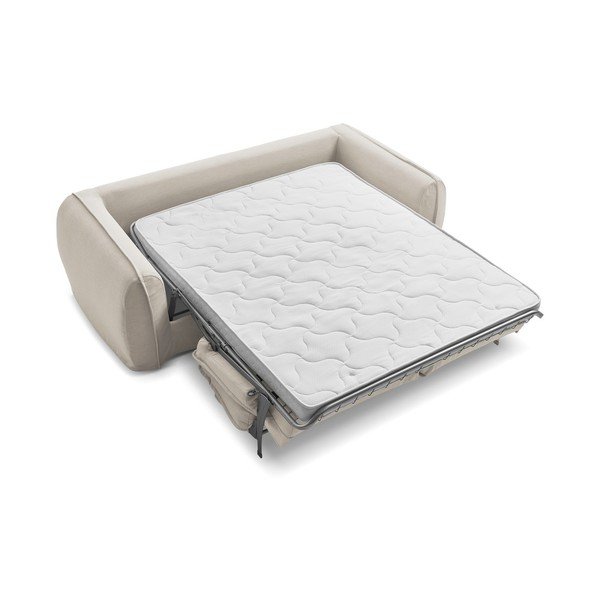 Béžová pohovka na každodenné spanie/rozkladacia 216 cm Archimede – Bobochic Paris-image-4