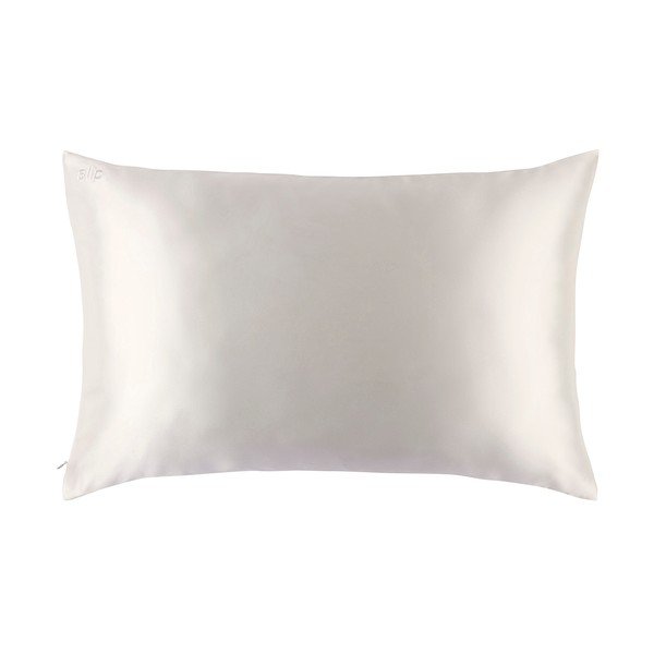 Hodvábna obliečka na vankúš 51x76 cm White – slip