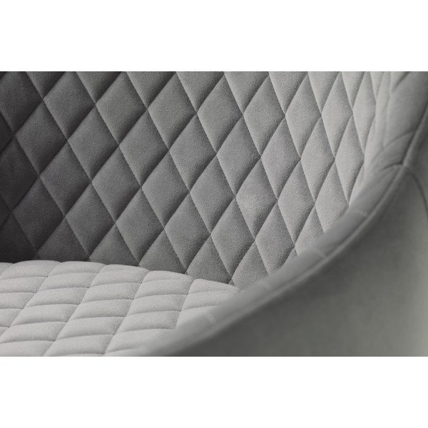 Svetlosivé zamatové kreslo Ottowa – Unique Furniture-image-4