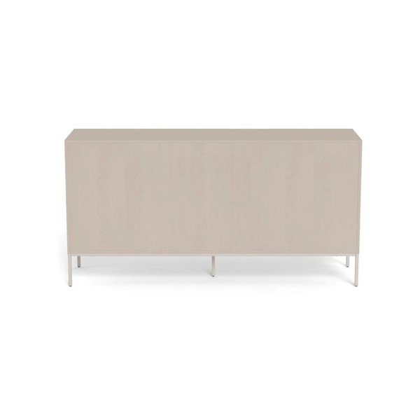 Sivá melamínová komoda 157x80x40 cm Palmdale – Actona-image-4