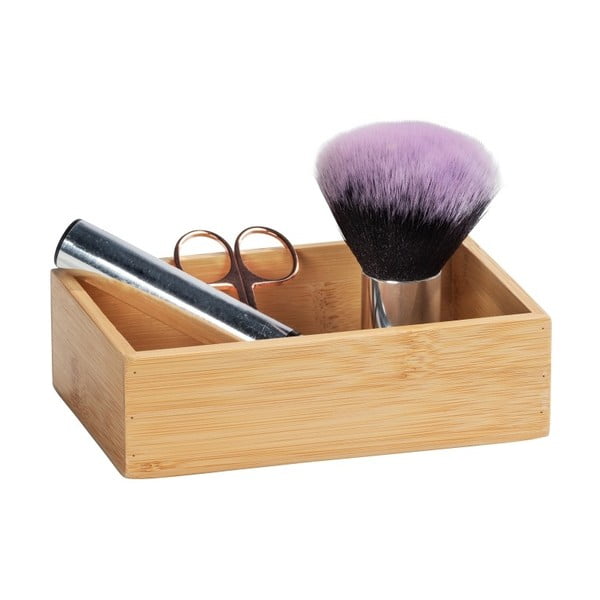 Bambusová úložná priehradka Wenko Terra, šírka 10 cm-image-1
