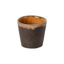 Tmavohnedá kameninová šálka na espresso 70 ml Poterie – Casafina
